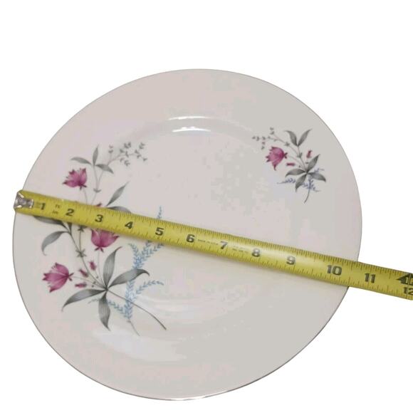 Royal Monarch China Dinner Plate Fern Valley Holland Platinum Replacement MCM - Picture 14 of 15